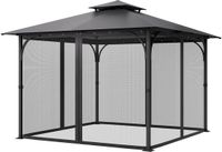 VEVOR Klamboe voor Gazebo Insectenbescherming Vervangend Net 340x340x226cm Alleen Net