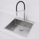 Pure.Sink Spoelbak 54x52 cm RVS met kraangatbank PCM5040T-02