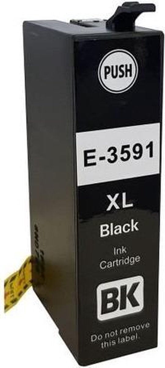 InktDL Compatible inktcartridge voor Epson 35XL | Zwart (T3591) voor Epson WorkForce Pro WF-4740DTWF, WF-4730DTW, WF-4720DW en WF-4725DW