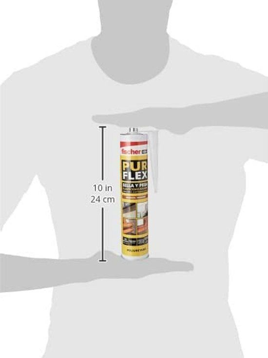 Fischer pureflex teka 310 ml - Verzegelaar/kleefstof - Bruin