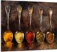 TMK ArtDeko Planche à découper Verre 65x60 cm Przyprawy