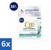 NIVEA 6 x Q10 POWER Dagcrème - Anti-Rimpel Gezichtscrème - Poriën Verfijnend - SPF 15 - 50 ml