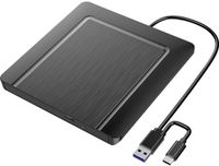 Xlyne Externe DVD-brander USB-A, USB-C, USB-A 2.0 Zwart