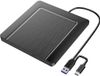 Xlyne Externe DVD-brander USB-A, USB-C, USB-A 2.0 Zwart