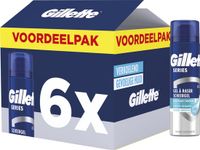 Gillette Series Verkoelende Scheergel - Met Eucalyptus - voordeelverpakking 6 x 200ml