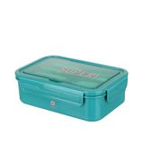 LUNCHBOX KASANOVA Lunchbox met scheidingswanden en bestek (octaan)