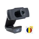 PNI CW1850 Full HD 1080P 2MP webcam-pakket, inclusief USB-kabel, clip-on en kleefpad-vlag