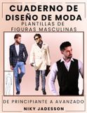 Cuaderno Libri GmbH Cuaderno de Diseño de Moda Plantillas de Figuras Masculinas