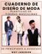 Cuaderno Libri GmbH Cuaderno de Diseño de Moda Plantillas de Figuras Masculinas