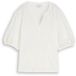 Tom Tailor Blouse-shirt met kanten details - Maat XL - Whisper White