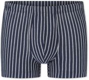 SCHIESSER 95/5 Boxer (1-pack) - Heren Short Biologisch Katoen Gestreept Blauw