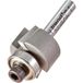 Trend Professioneel Geleide Sponningsfrees, 1/4 Inch Schacht, 24Mm Snijdiameter & 12.7Mm Snijlengte, Hardmetalen Punt (Tct), 46/44X1/4Tc