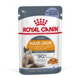 Royal Canin Hair & Skin Care Jelly Kattenvoer Nat - 48 x 85 gr