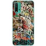 Xiaomi Redmi 9T Bedrukt siliconen hoesje Graffiti 1