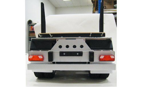 Carson 500907083 1:14 Euro bumper TAM-tankhouder, zilver