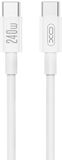 XO Design XO- USB-C Kabel 240W - USB-C naar USB-C - 1 Meter - 480 Mbps - Snellader Oplaadkabel - Geschikt voor Smartphone, Laptop & Tablet - Sterk & Flexibel- Fast Charge Oplaadkabel