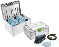 Festool ETS EC 150/3 EQ-SYS GR Excenterschuurmachine + SYS-STF D150 GR-Set in Systainer - 578265