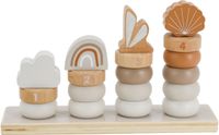 Label Label Houten Stapelringen Nougat