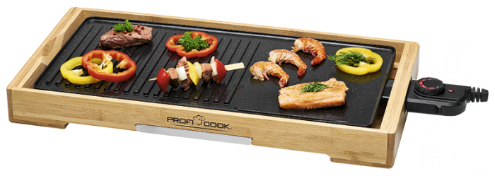 ProfiCook PC-TYG 1143 - Teppanyaki-kookplaat - Zwart