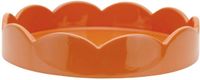 Addison Ross Dienblad Orange Sint-jakobsschelp rond 20cm