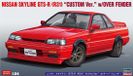 Hasegawa Modelbouwpakket Auto - 20695 Nissan Skyline GTS-R - R31 - Custom Versie met Achterspoiler Plastic - 1:24 - Modelbouw