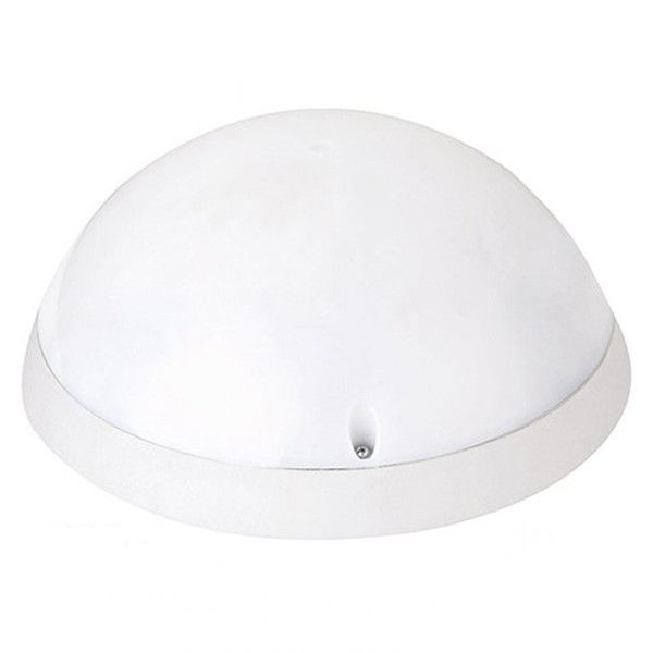 BES LED Plafondlamp met Bewegingssensor - 12W - Rond - IP54 - Koud Wit