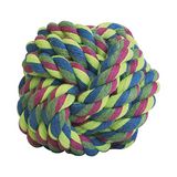 Gloria Hondenriem bal, grootte 6-7 cm, zorg de gezondheid van je hond, robuuste bal, zeer duurzaam, hondenspeelgoed, touwspeelgoed, verschillende kleuren