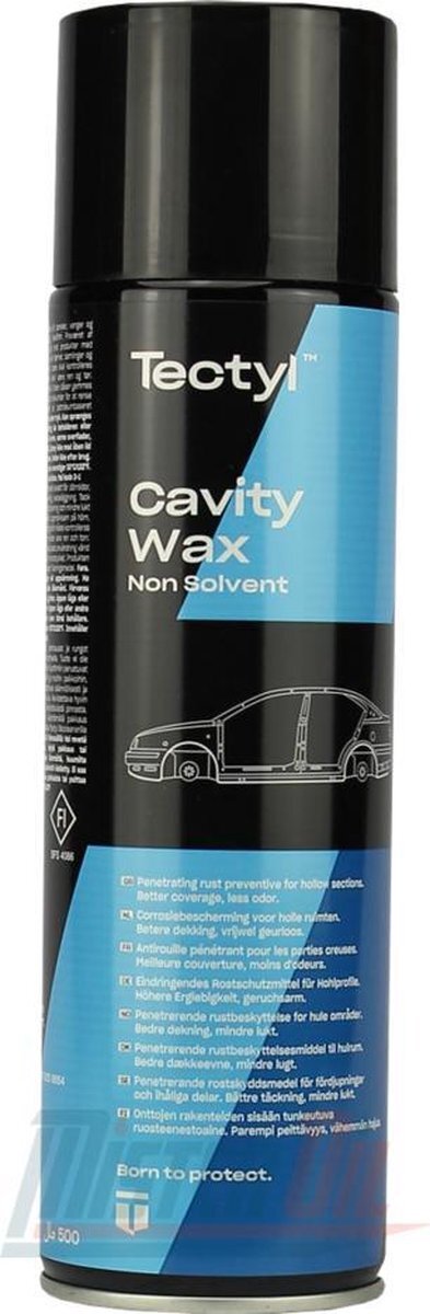 VALVOLINE Tectyl cravity wax niet oplosbaar beschermt tegen corrosie