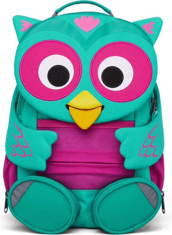 Affenzahn Kinderrugzak - Unisex - Roze/Turkoois - 8L - Polyester