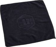 Unicorn Ultra Dart-handdoek, zeer absorberende microvezel voor maximale vingergreep, zwart met U-logo, 30 cm, vierkant