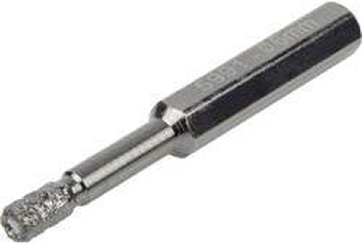 Wolfcraft 5991000 Diamant-Bohrer Ø 6 mm, Sechskant-Schaft, Schnitttiefe 40 mm, 1 V