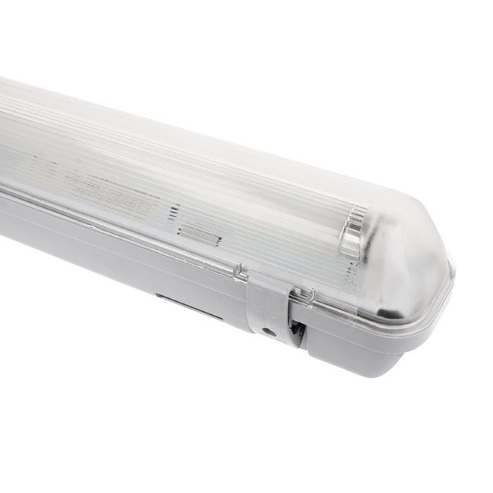 Müller-Licht Aqua-Promo LED TL armatuur enkel IP65, 120cm, 4000K, 18 Watt - Grijs