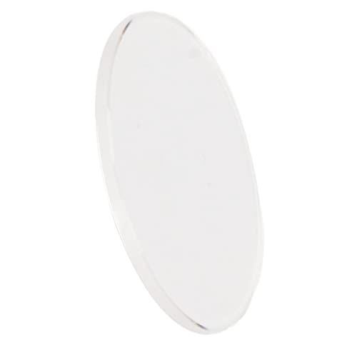BUHB Plat Rond Glas voor Horloge, Saffierglas Comfortabel Om aan Te Raken Platte Glazen Lens Krasbestendig Bestand Tegen Hoge Temperaturen voor Accessoires voor Horlogeglas (36,5 mm)
