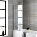 Hudson Reed Portland Pare-baignoire Verre Transparent Sécurité Traité Anti-calcaire 149x86cm