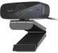 Merkloos Webcam Full HD 1080p 60 fps - Autofocus - Stereomicrofoon - 360 graden - Plug en play