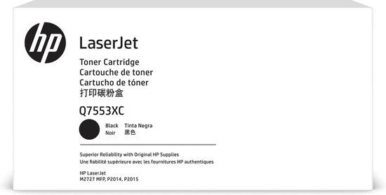 HP LaserJet Q7553XC contract toner cartridge zwart