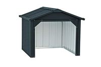Duramax Garage voor robotmaaiers van metaal, gesloten, beschermt grasmaaiers en acculadingen, gemaakt van thermisch verzinkt staal, UV-bestendig carport voor robotmaaiers