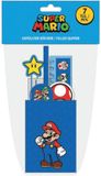 Super Mario Gevulde Pennenbak 7-delig Blauw