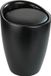 Wenko tabouret de bain et panier à linge Candy 36 cm ABS noir