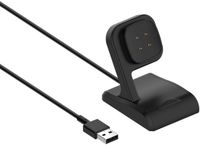 Merkloos Fitbit Oplaadkabel en Dock Standaard 1 Meter Zwart