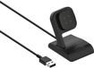 Merkloos Fitbit Oplaadkabel en Dock Standaard 1 Meter Zwart