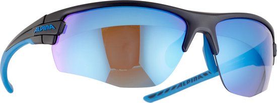 Alpina Tri-Scray 2.0 HR Fietsbril - Zwart/Blauw - Verwisselbare Lens