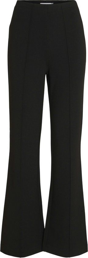 VILA VIBILLIE HW PANTS - NOOS Dames Broek - Black Beauty - Maat M