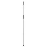 Mery Aluminium zeshoekige staaf 140 cm professioneel met dubbele handgreep, grijs