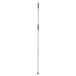 Mery Aluminium zeshoekige staaf 140 cm professioneel met dubbele handgreep, grijs