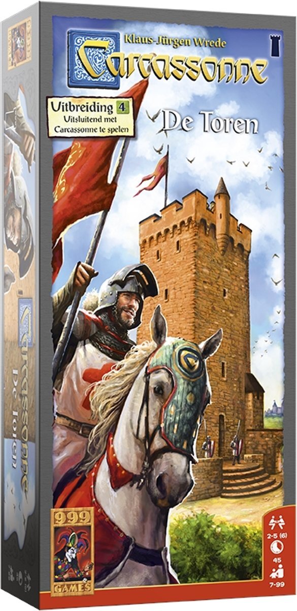 999 Games Carcassonne: De Toren Bordspel