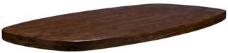 LABEL51 Plateau de table Danois Ovale Plateau de table - 1407 - Brun - Tissu - 240 cm - Danois Ovale