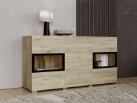 Commode BABEL 2 portes et 3 tiroirs sanremo avec éclairage