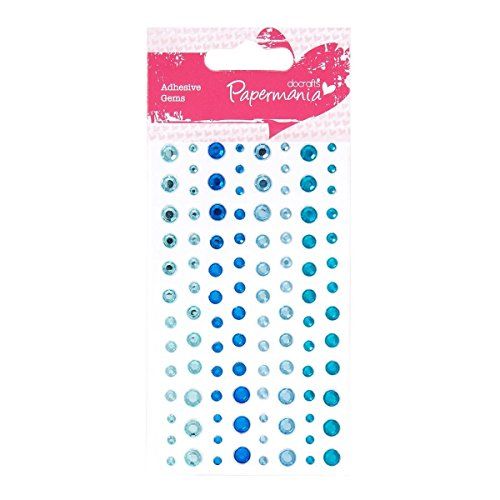Papermania PMA 351416 Scrapbooking-stickers, aqua, eenheidsmaat