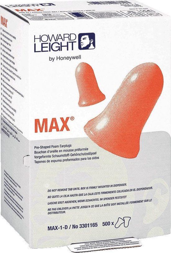 HOWARD LEIGHT dispenser oordoppen Max - Oranje